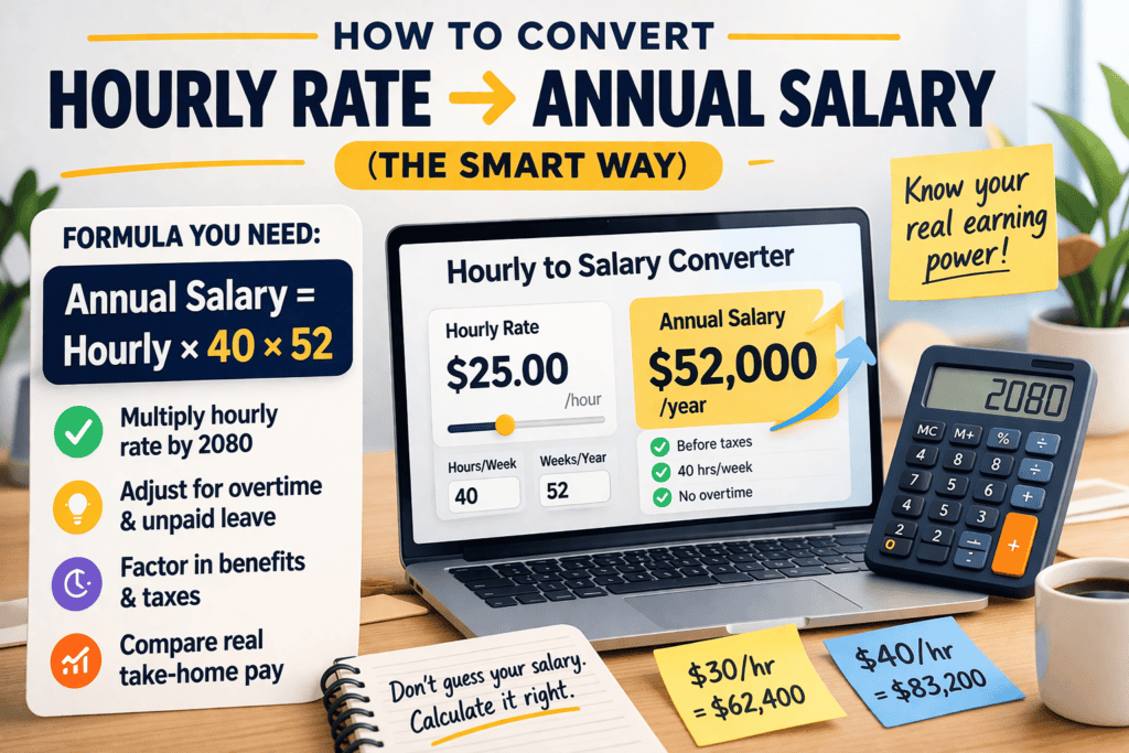 Convert Hourly Rate Annual Salary