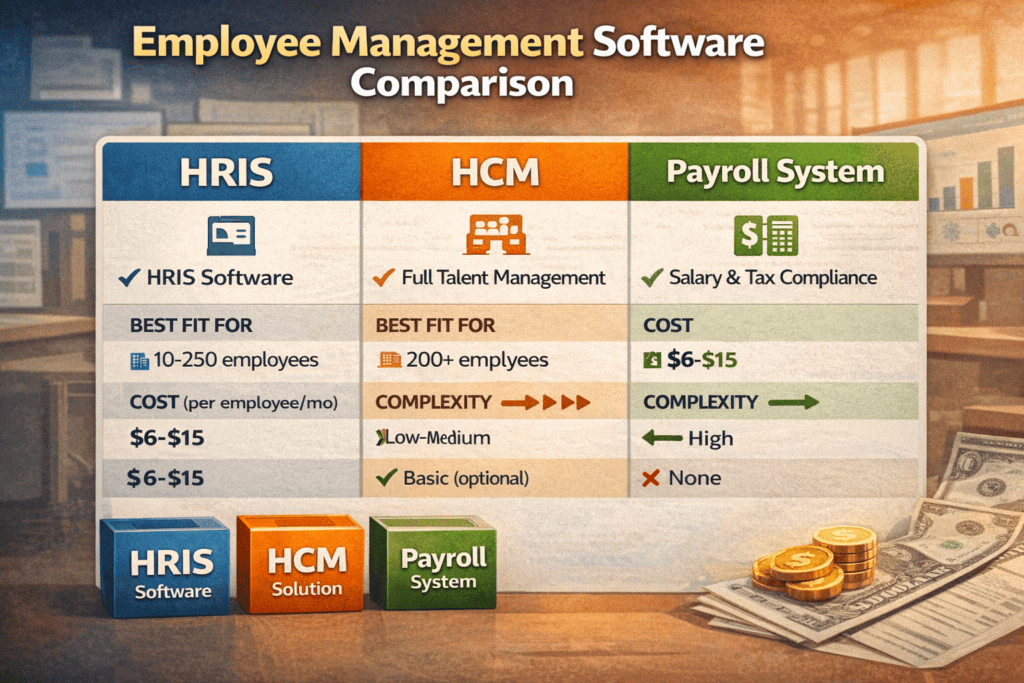Employee Management Software Comparision