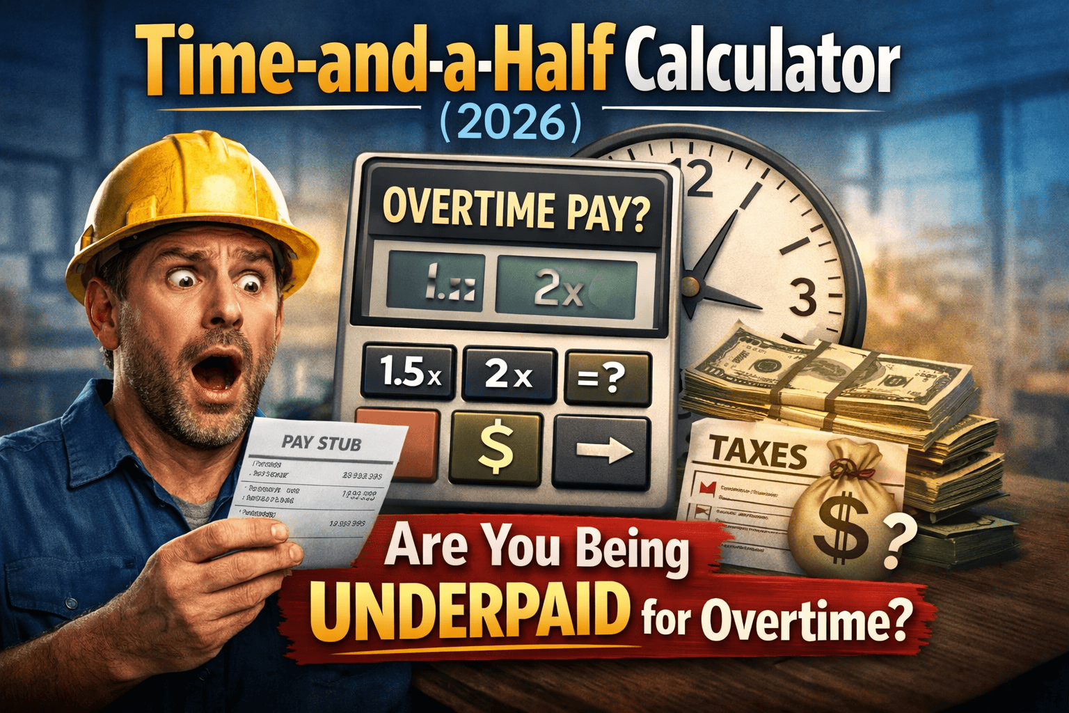 Time and a Half Calculator