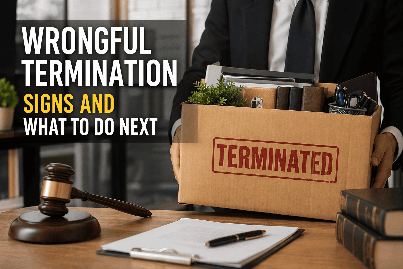 Wrongful Termination Signs