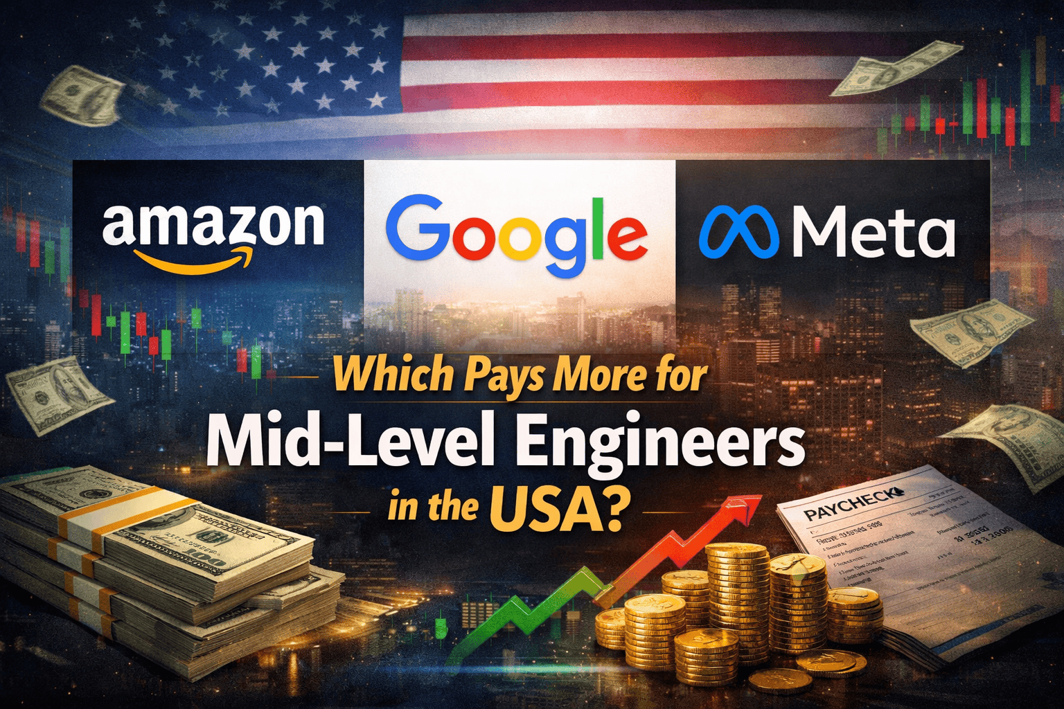 amazon google meta mid level engineering