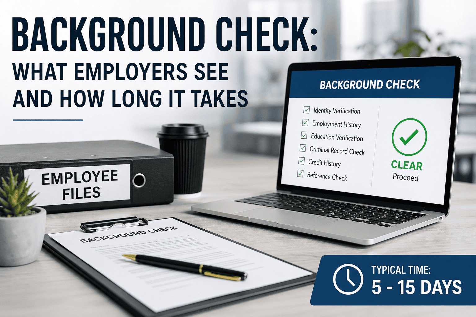 background check what employers see how long it takes 2026