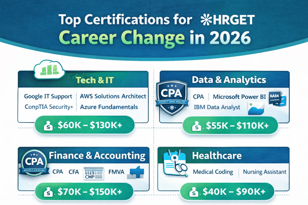 best certifications for career change