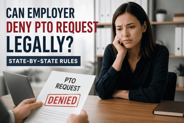 can employer deny pto request legally state by state rules
