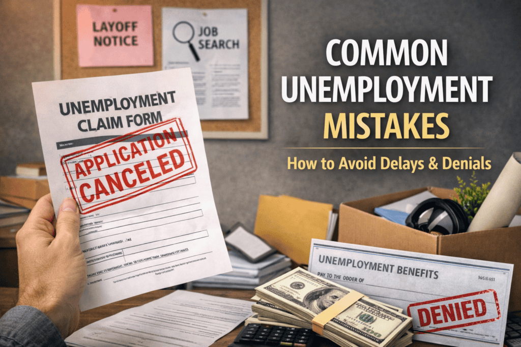 common umemployment mistakes