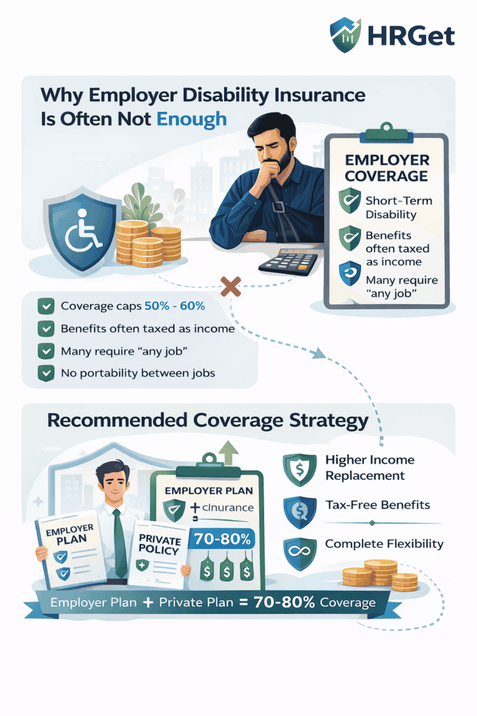 employer disability insurance not enough