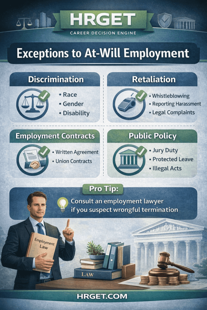 execption at will employment