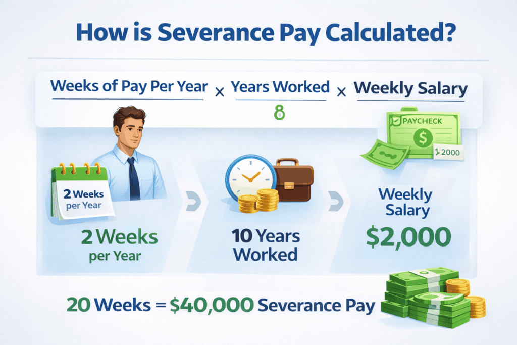 how severance pay calculated