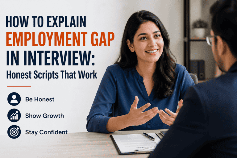 how to explain employment gap in interview honest scripts that work
