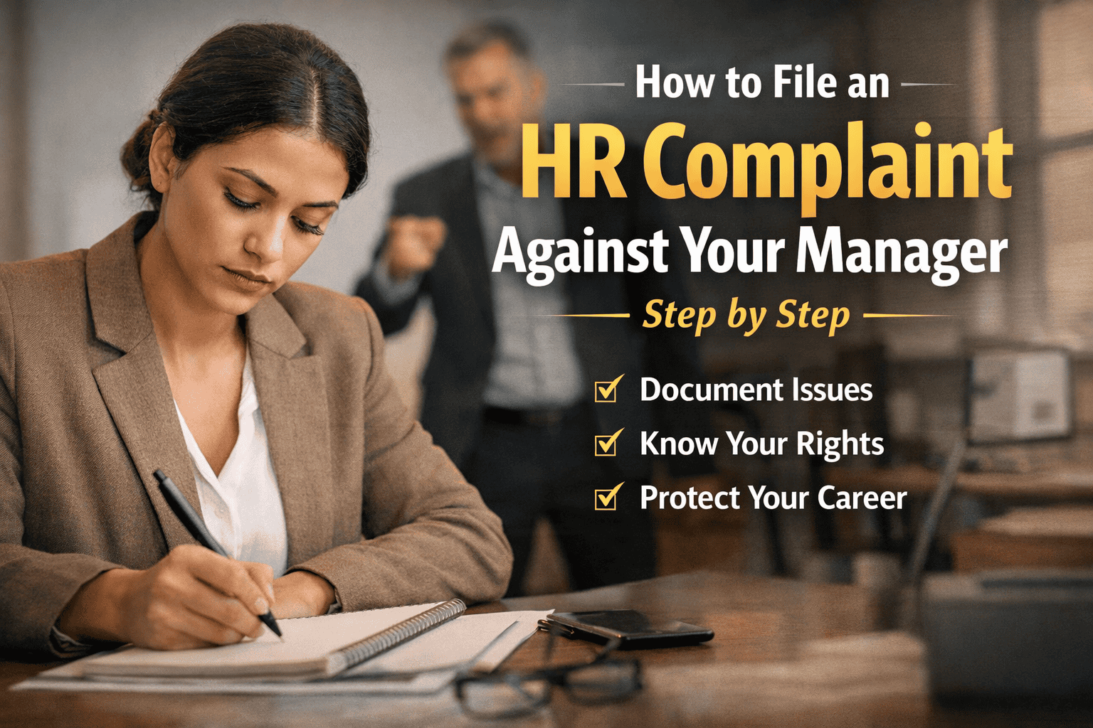 how to file an hr complaint against your manager