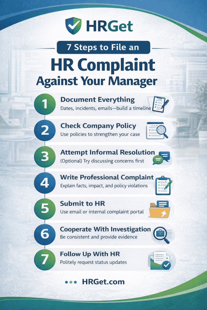 hr complaint against manager