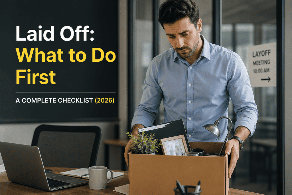 Laid Off? What to Do First — Complete Checklist (2026) - HRGet