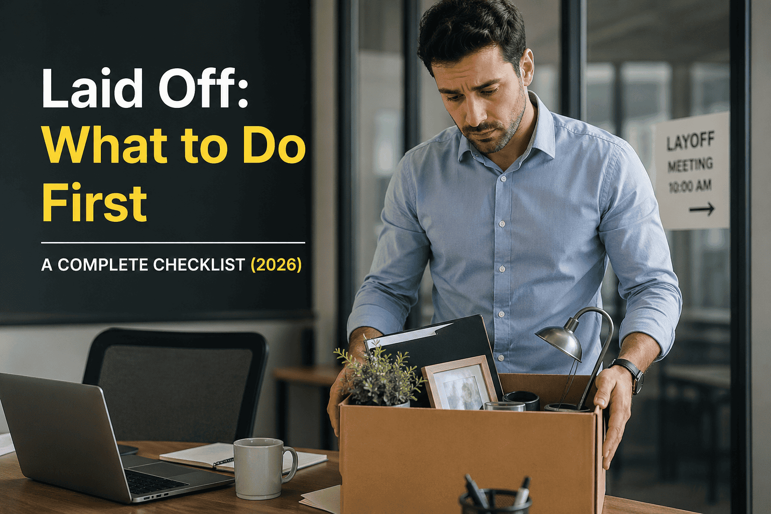laid off what to do first complete checklist 2026 featured image