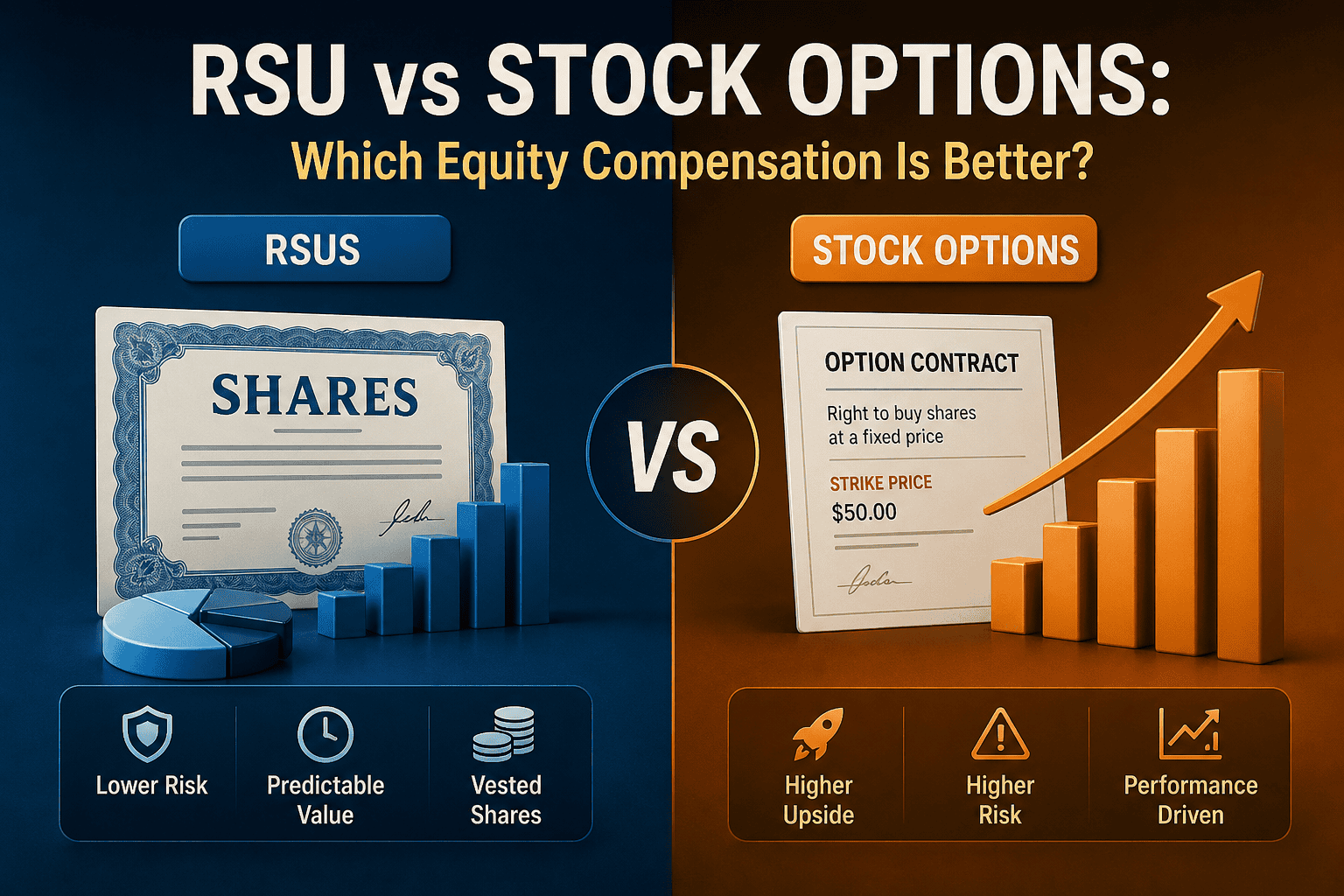 rsu vs stock options which equity compensation is better featured image