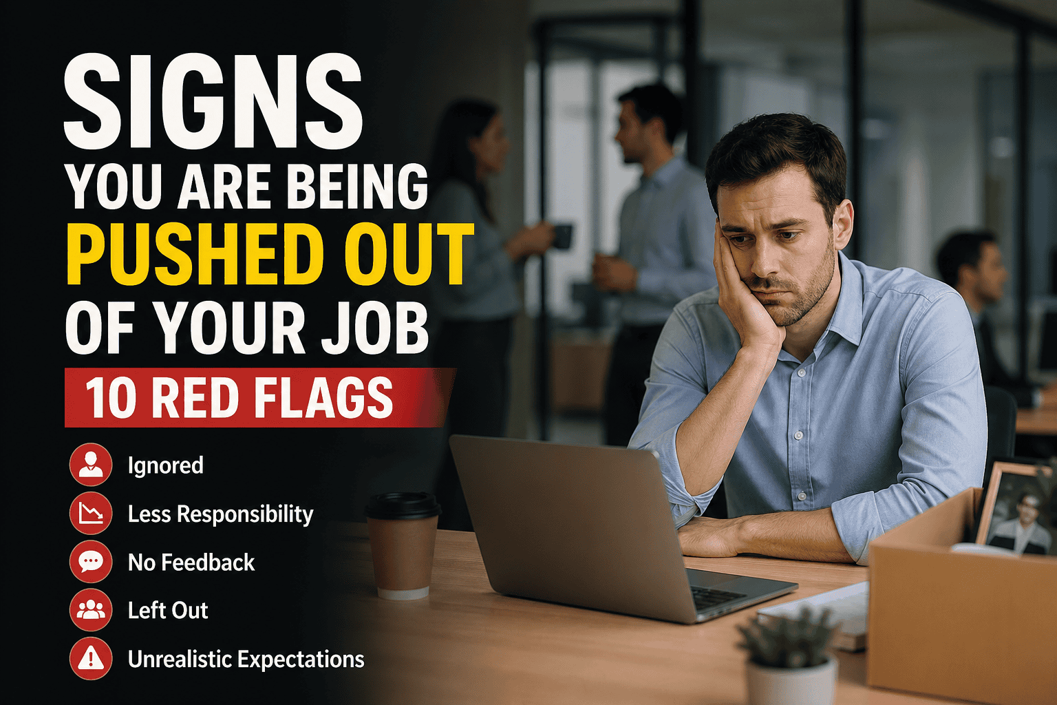 signs you are being pushed out of your job 10 red flags