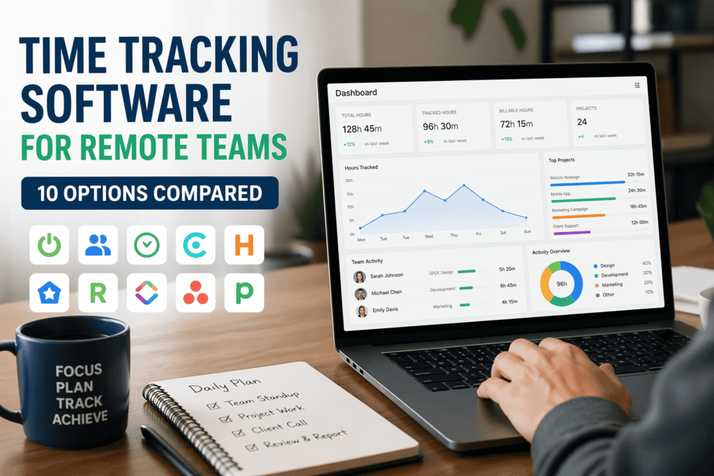 Best Time Tracking Software for Remote Teams (2026) - HRGet