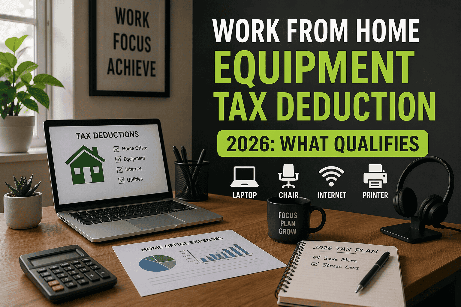 Work From Home Equipment Tax Deduction 2026 Guide