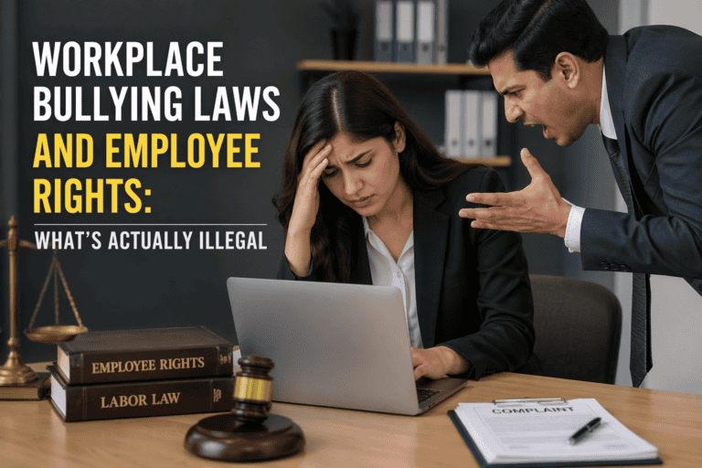workplace bullying laws employee rights illegal workplace harassment