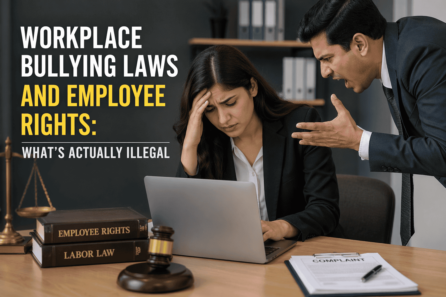 Workplace Bullying Laws and Employee Rights: What’s Actually Illegal