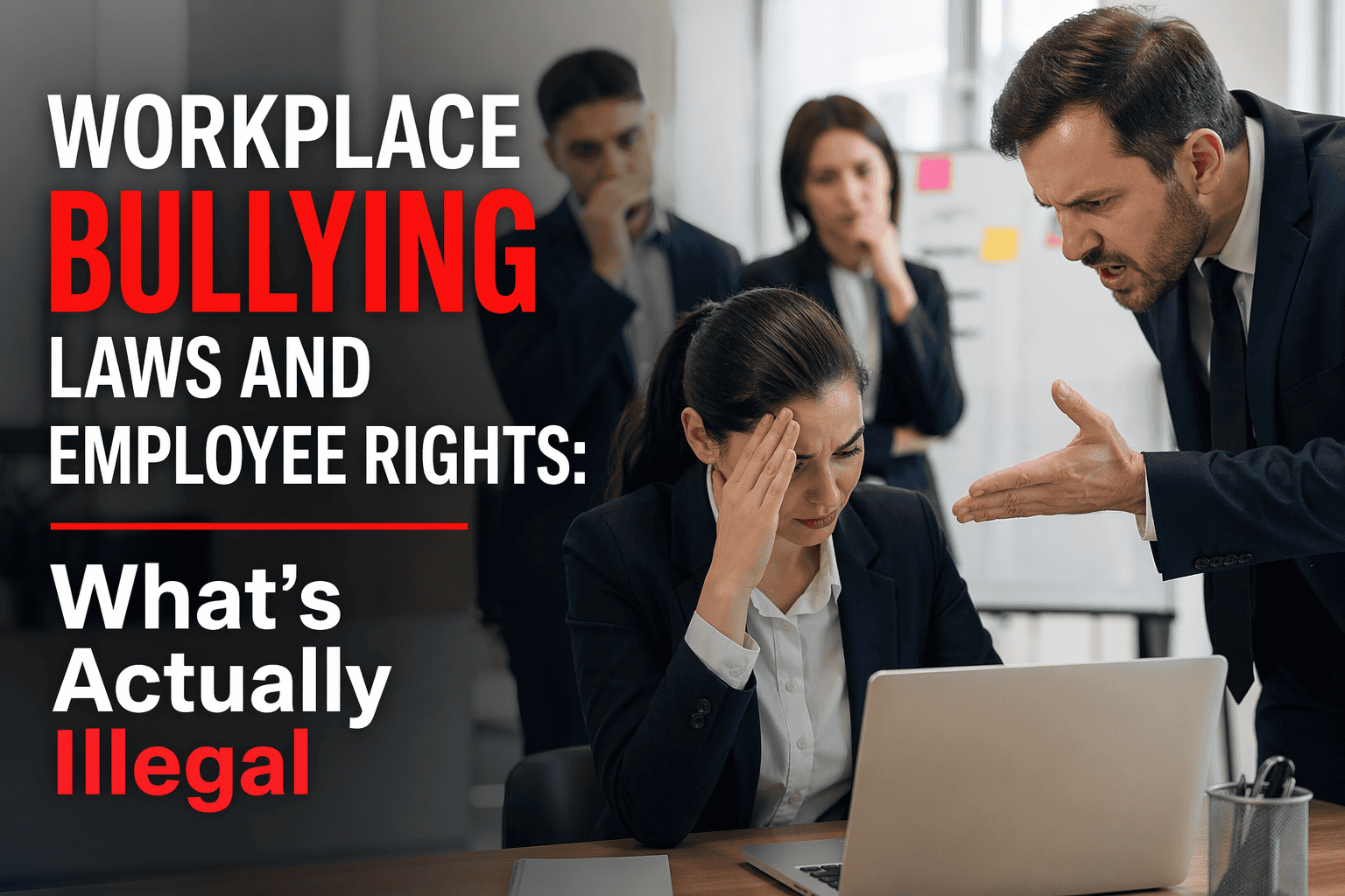 workplace bullying laws employee rights whats illegal featured image
