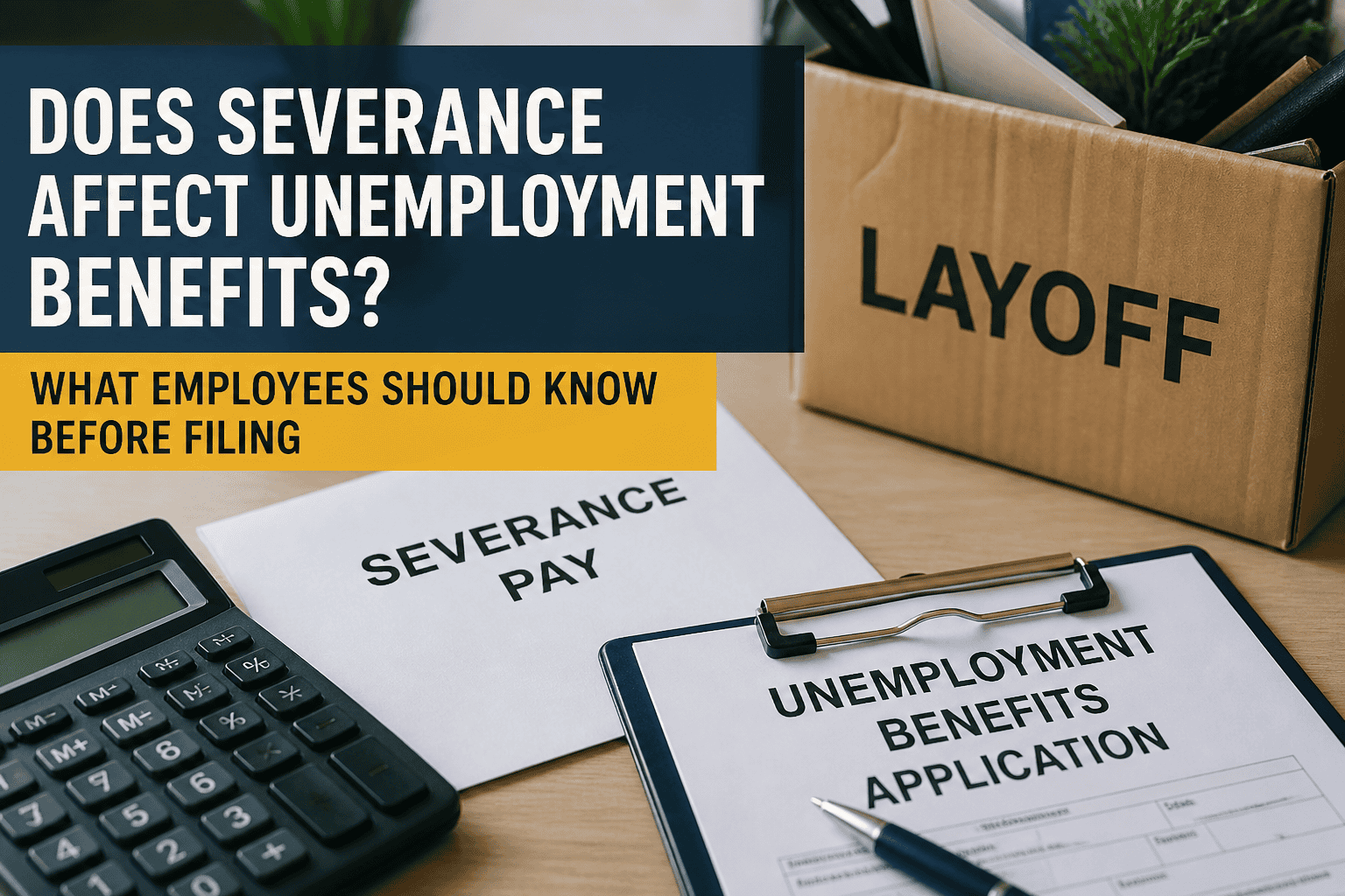 does severance affect unemployment benefits featured image